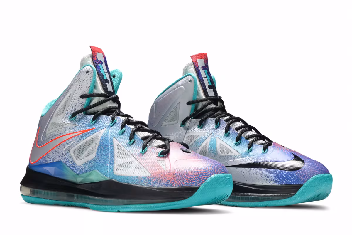Nike LeBron 10 Pure Platinum, view 9