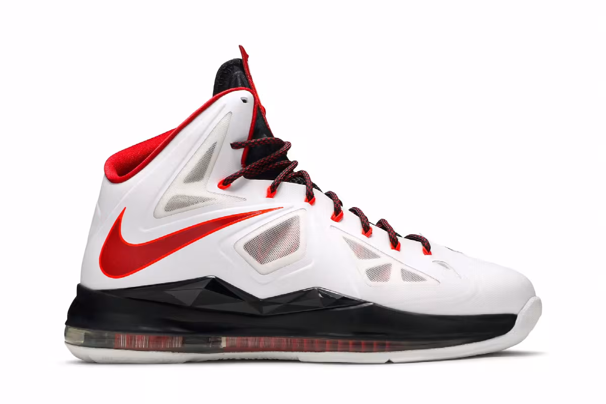 Nike LeBron 10 Heat Home, view 2
