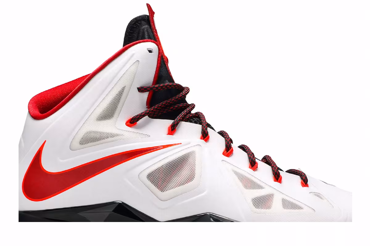 Nike LeBron 10 Heat Home, view 3