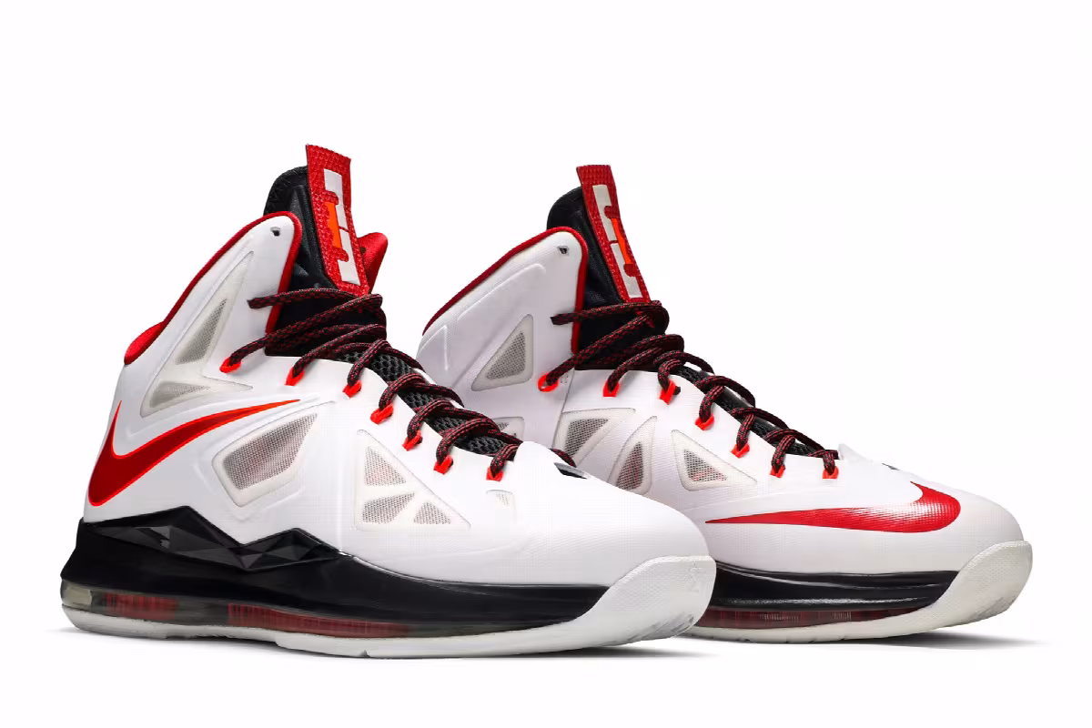 Nike LeBron 10 Heat Home, view 9
