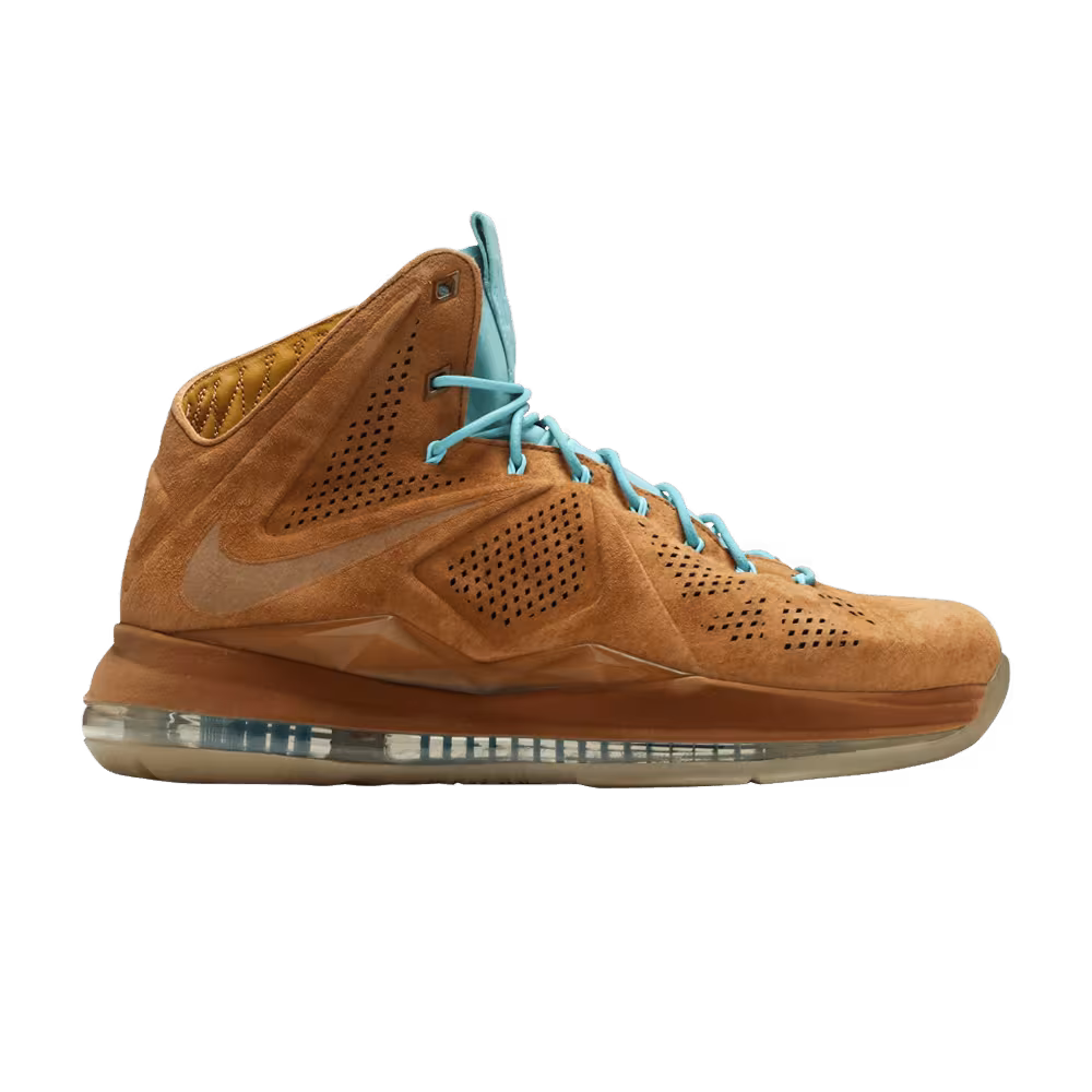 Nike LeBron 10 EXT QS brown suede