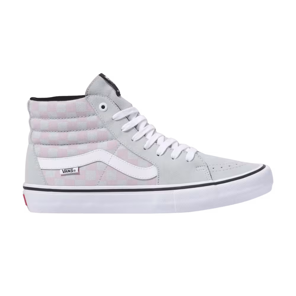 Vans Sk8-Hi Pro Checkerboard - Smoke Violet Ice