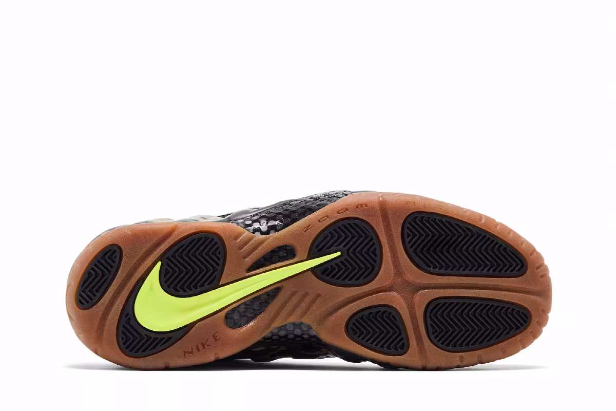 Nike Air Foamposite Pro Prm Le Green Camo, view 5