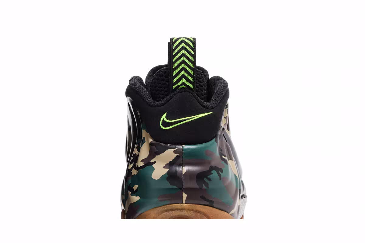 Nike Air Foamposite Pro Prm Le Green Camo, view 8