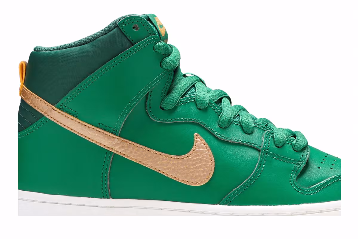 Nike Dunk High Pro SB St. Patrick Day, view 3