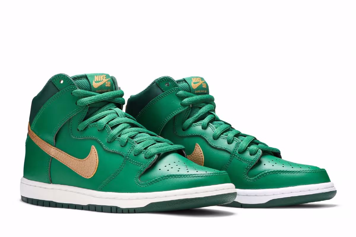 Nike Dunk High Pro SB St. Patrick Day, view 9