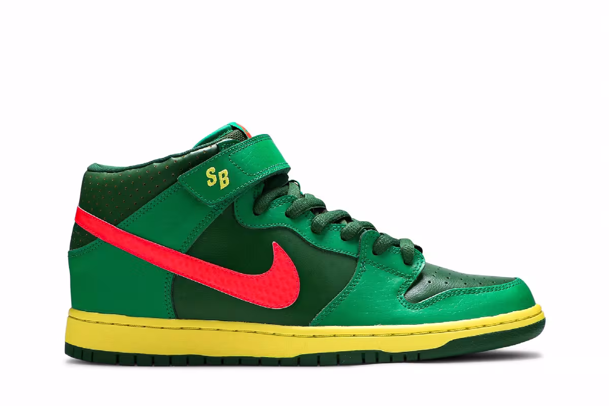 Nike Dunk Mid Pro SB Watermelon, view 2