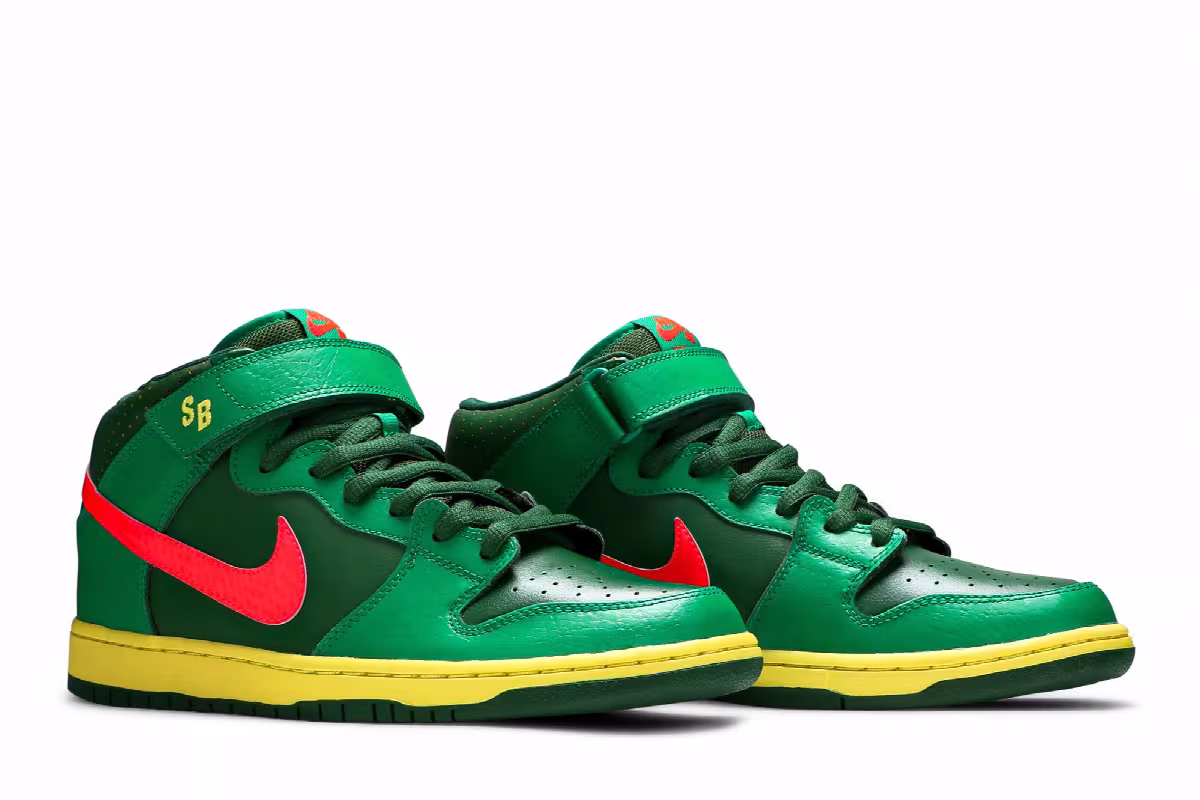 Nike Dunk Mid Pro SB Watermelon, view 9