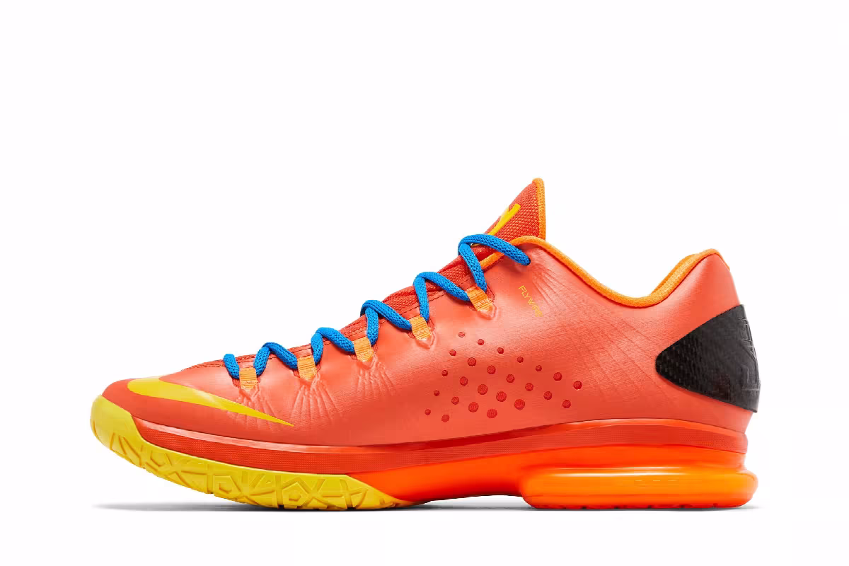 Nike KD 5 Elite Team Orange, view 4