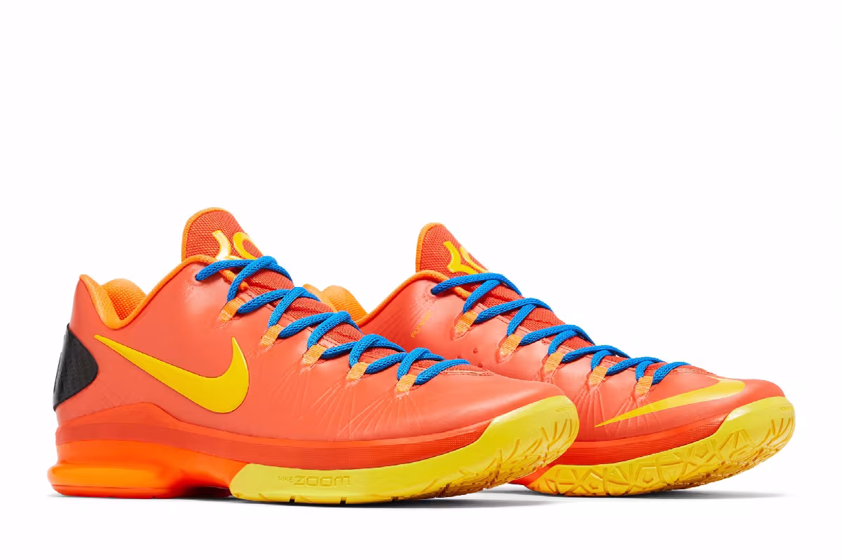 Nike KD 5 Elite Team Orange, view 9