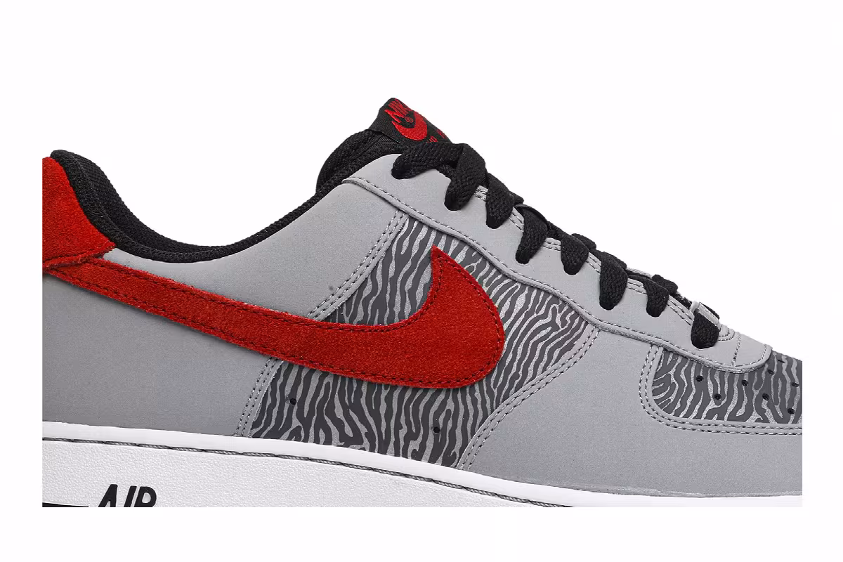 Nike Air Force 1 Low Zebra Print, view 3