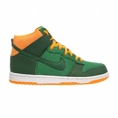 Nike Dunk High 'Court Green Vivid Orange'