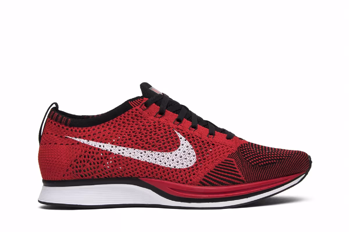 Nike Flyknit Racer University Red, view 2