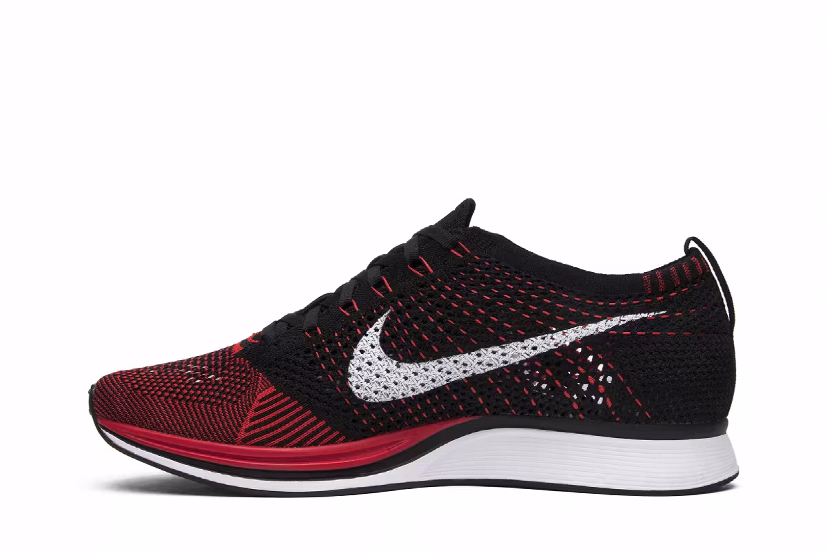 Nike Flyknit Racer University Red, view 4