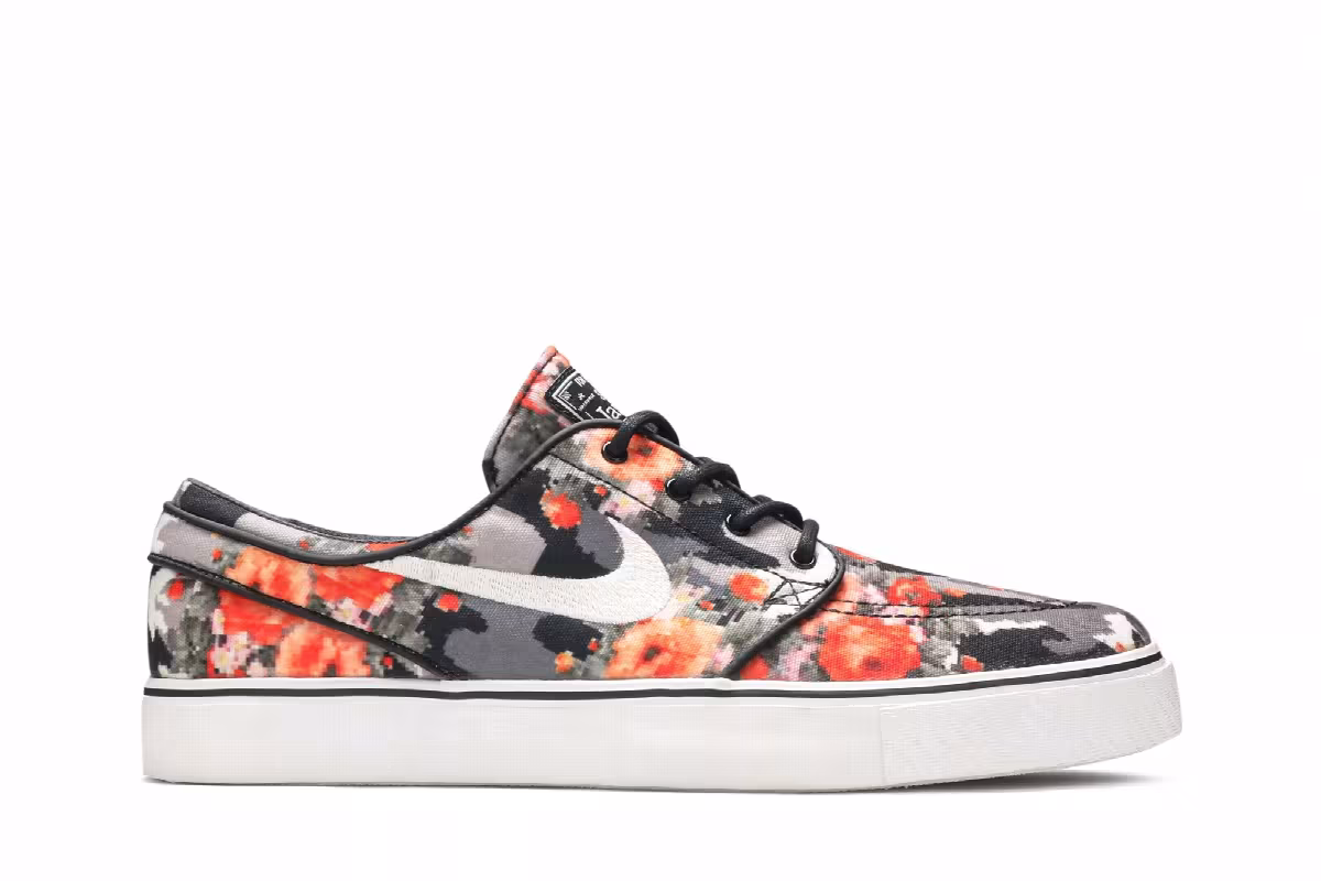 Nike Zoom Stefan Janoski Pr Orange Digi Floral, view 2