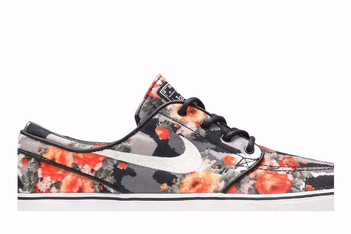 Nike Zoom Stefan Janoski Pr Orange Digi Floral, view 3
