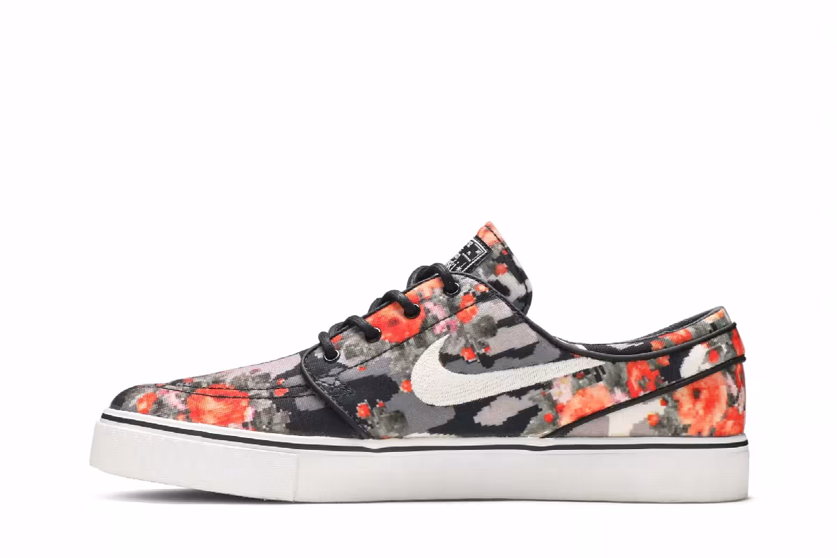 Nike Zoom Stefan Janoski Pr Orange Digi Floral, view 4