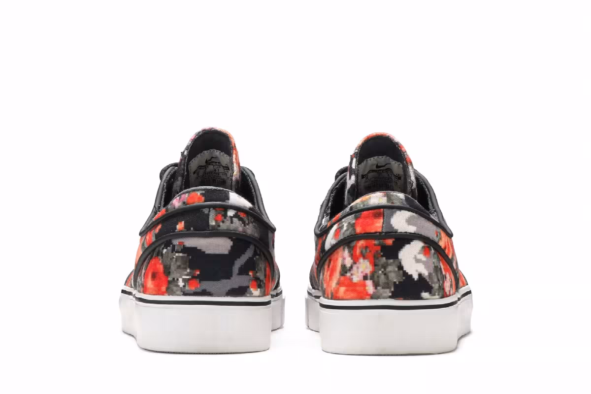 Nike Zoom Stefan Janoski Pr Orange Digi Floral, view 7