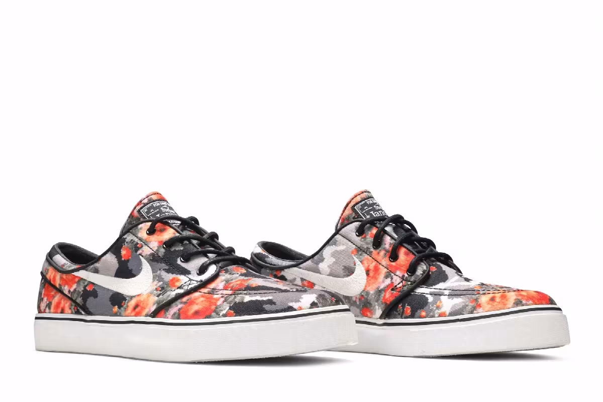 Nike Zoom Stefan Janoski Pr Orange Digi Floral, view 9