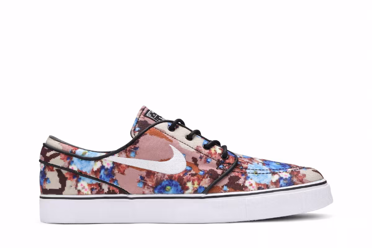 Nike Zoom Stefan Janoski Pr Blue Digi Floral, view 2