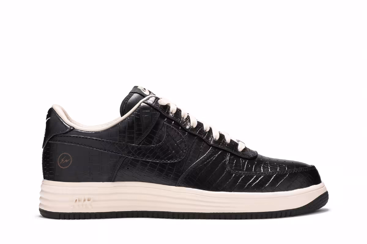 Fragment Design x Nike Lunar Force 1 Low Premium SP Croc, view 2