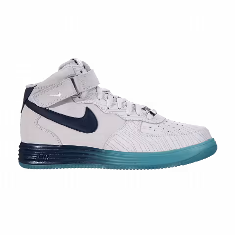 Nike Lunar Force 1 Mid Leather 'Pure Platinum Squadron Blue'