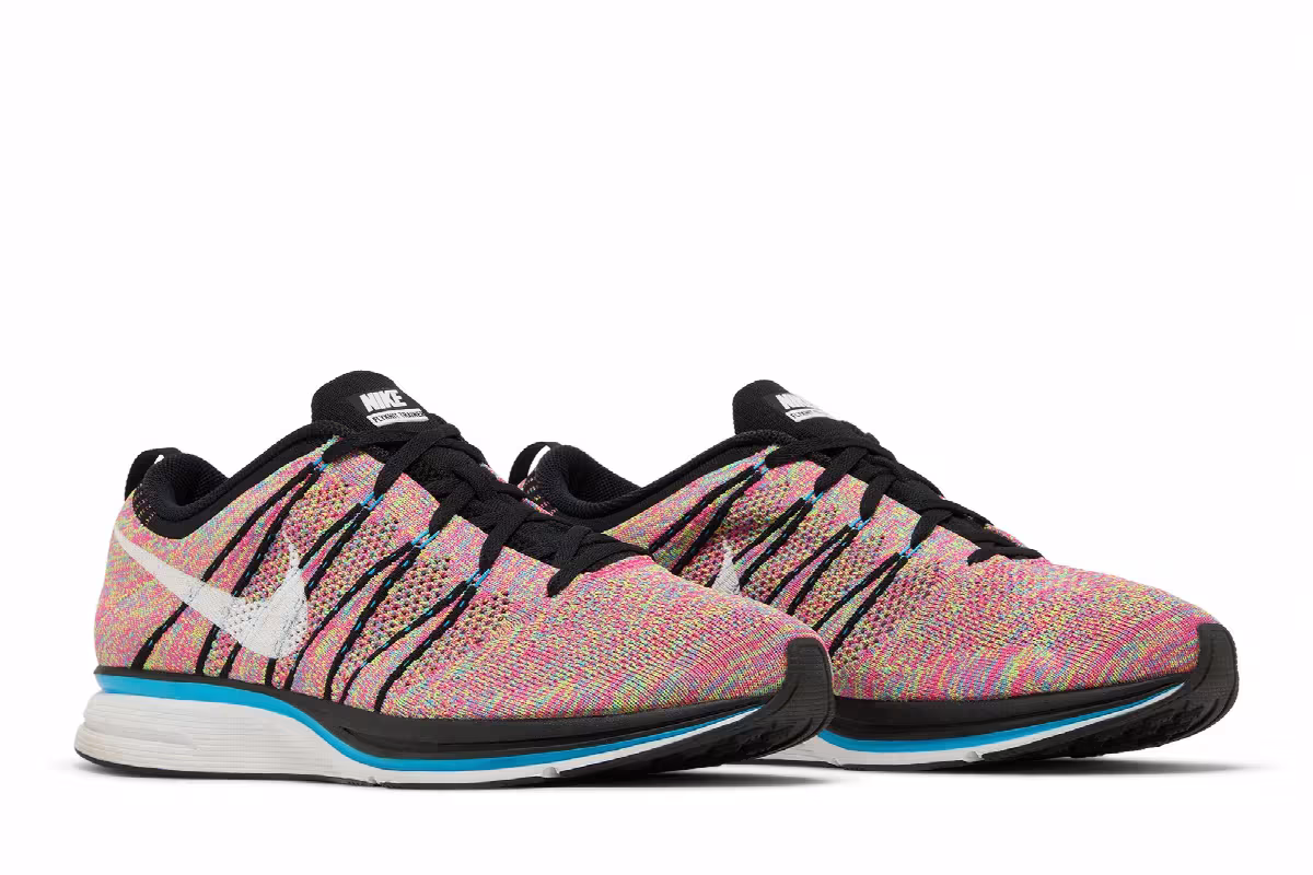 Nike Flyknit Trainer+ Multicolor, view 9