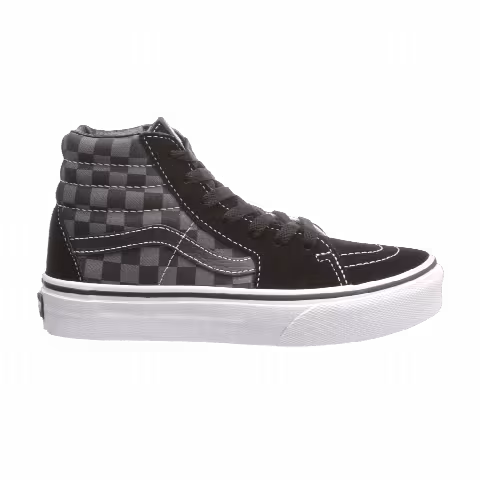 Vans Sk8-Hi Kids 'Checkerboard - Black Pewter'