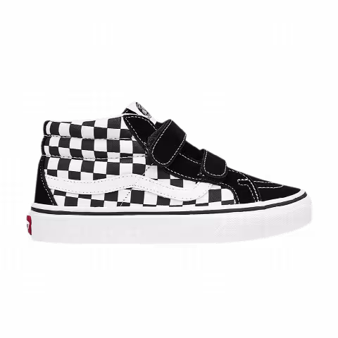 Vans Sk8-Mid Reissue V Kids 'Checkerboard - Black White'