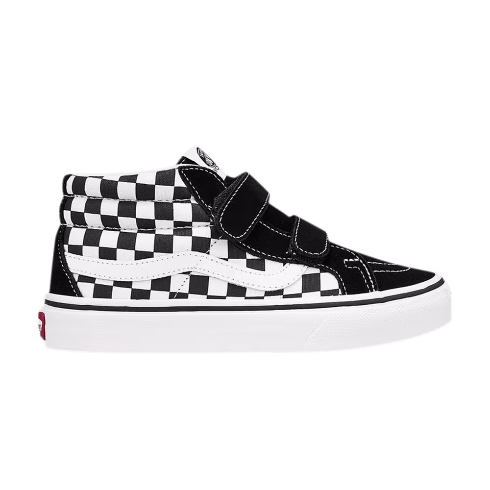 Vans Sk8-Mid Reissue V Kids Checkerboard - Black White