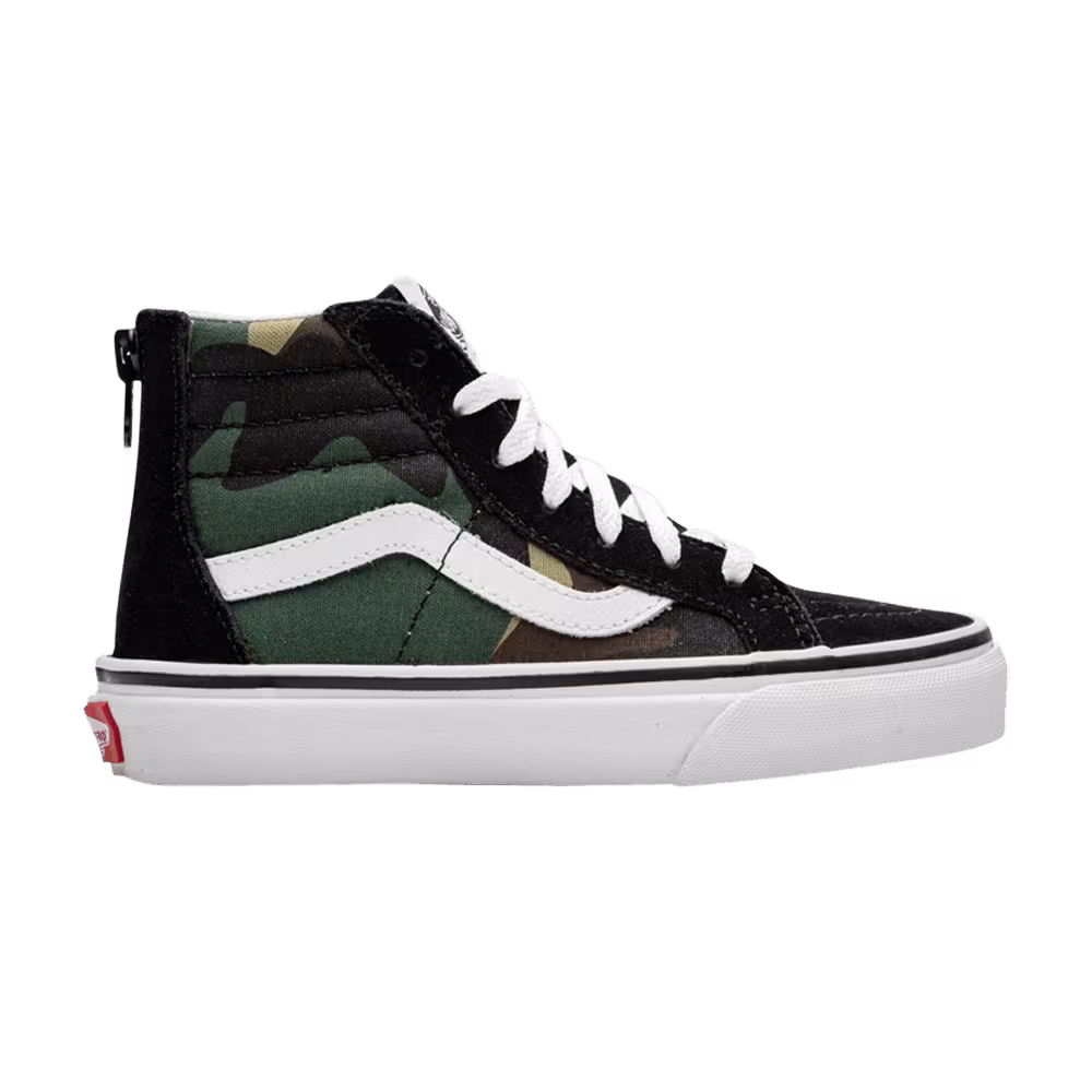 Vans Sk8-Hi Zip Kids Woodland Camo