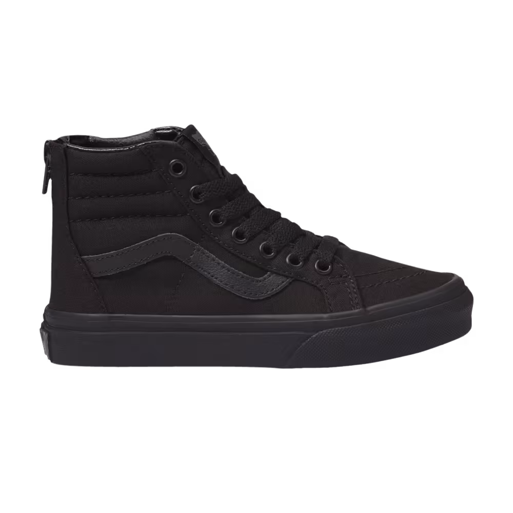 Vans Sk8-Hi Zip Kids Pop Check - Black