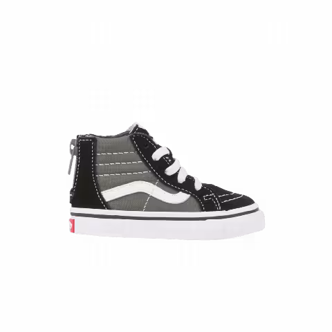 Vans Sk8-Hi Zip Toddler '2-Tone Black Charcoal'