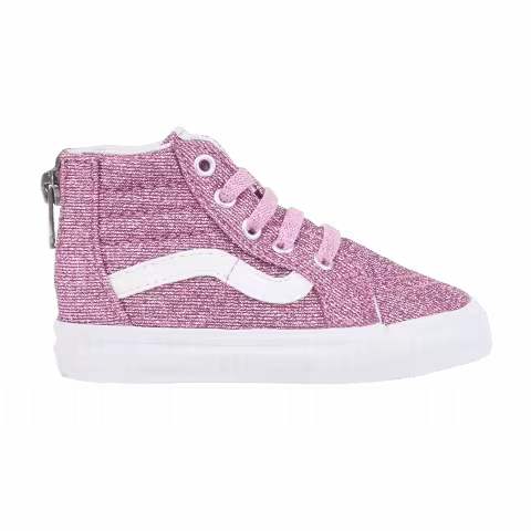 Vans Sk8-Hi Zip Toddler 'Lurex Glitter - Pink'