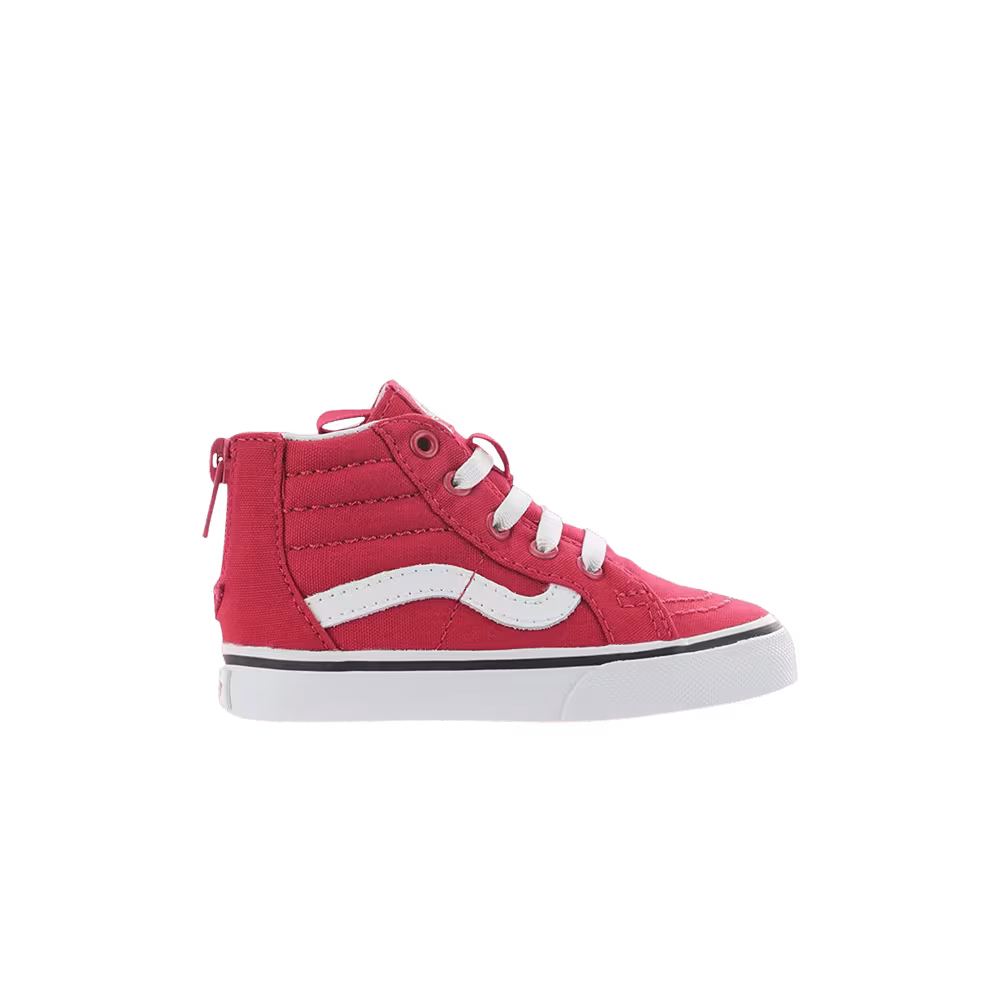 Vans Sk8-Hi Zip Toddler Varsity - Racing Red