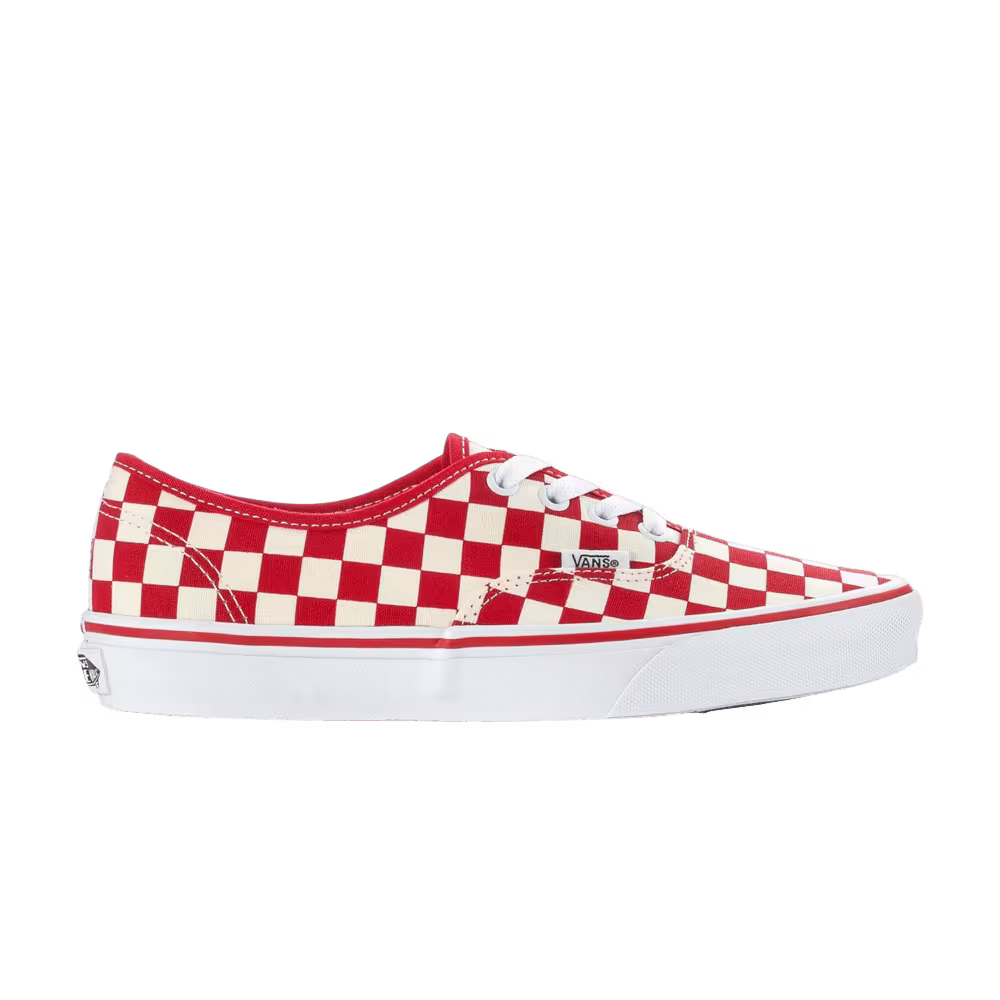 Vans Authentic Checkerboard Red