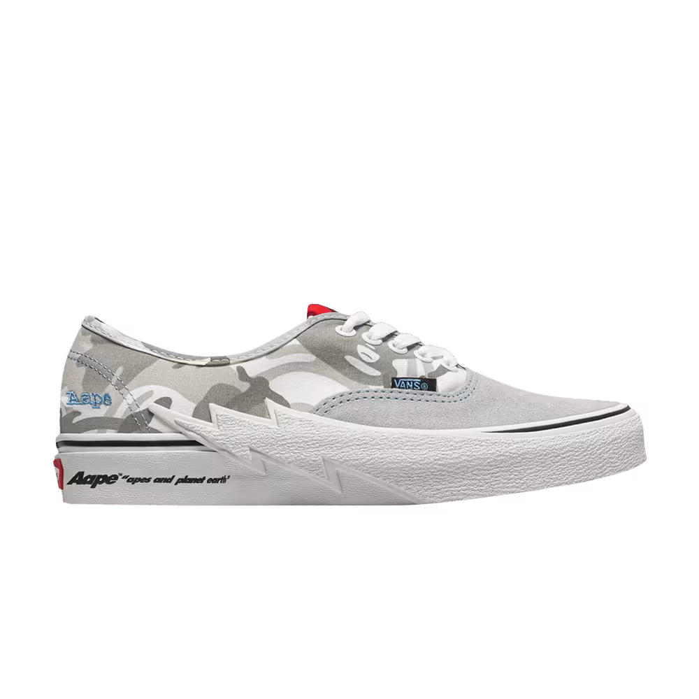 AAPE x Vans Authentic Bolt - Grey Camo