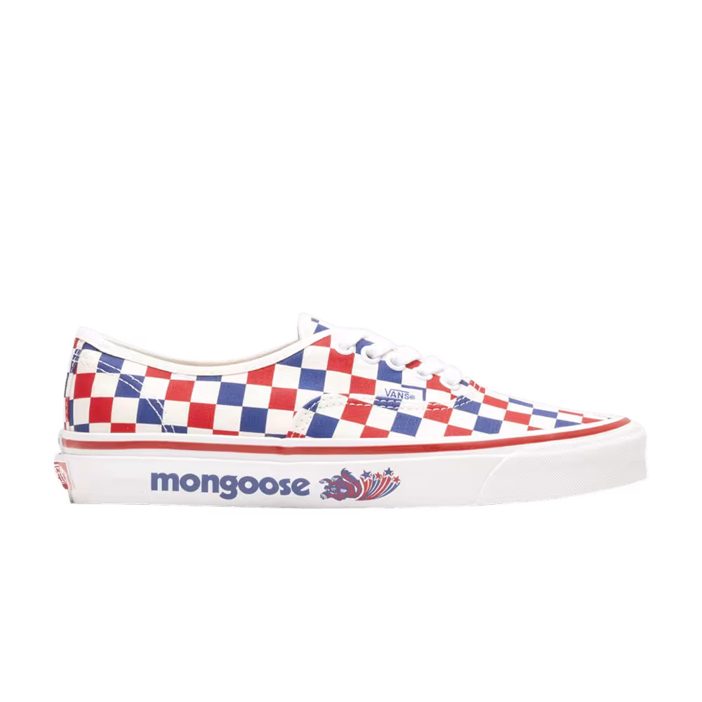 Our Legends x Vans Authentic 44 DX Mongoose - Red Blue Checkerboard