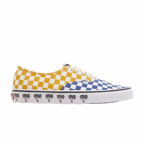 Vans Authentic 'Sidewall Palm Tree Checkerboard'