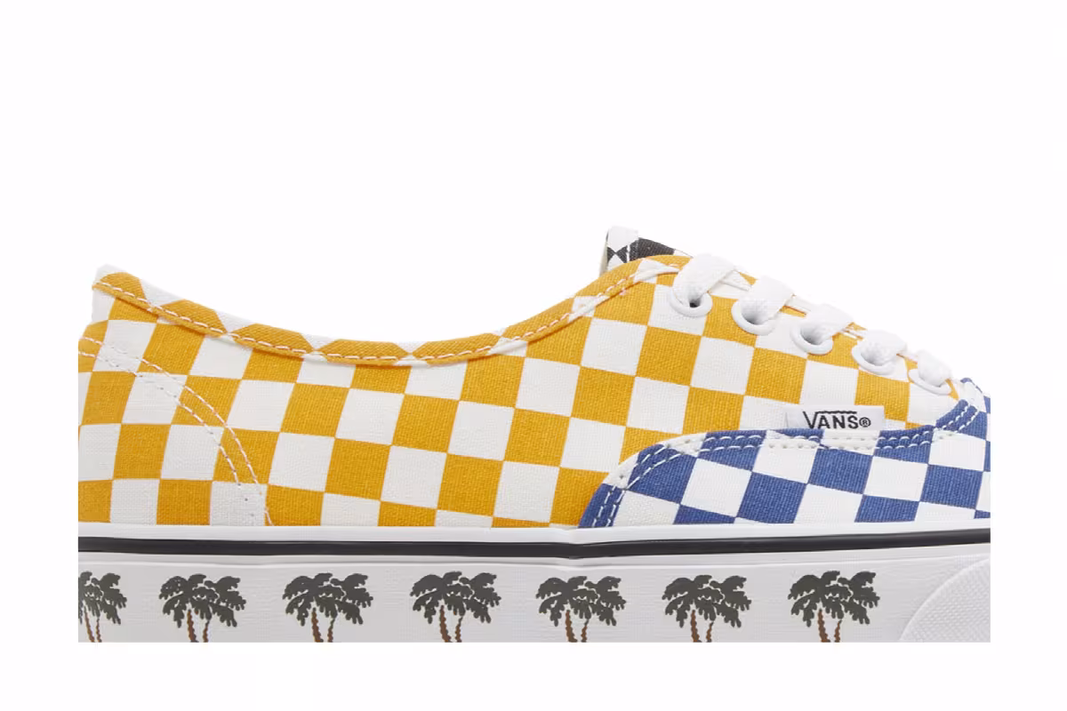 Vans Authentic Sidewall Palm Tree Checkerboard, view 3
