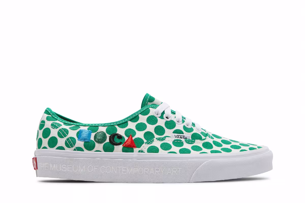 MOCA x Vans Authentic Logo Green, view 2