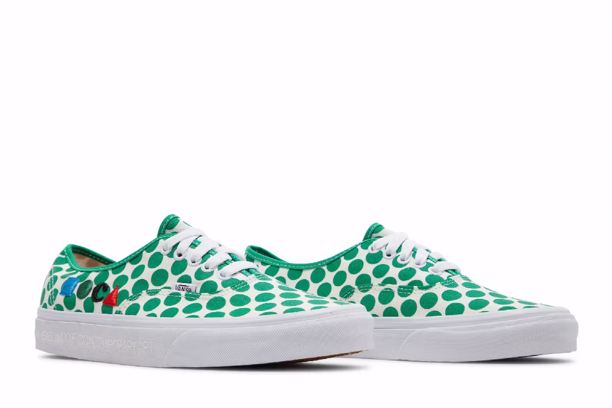 MOCA x Vans Authentic Logo Green, view 9
