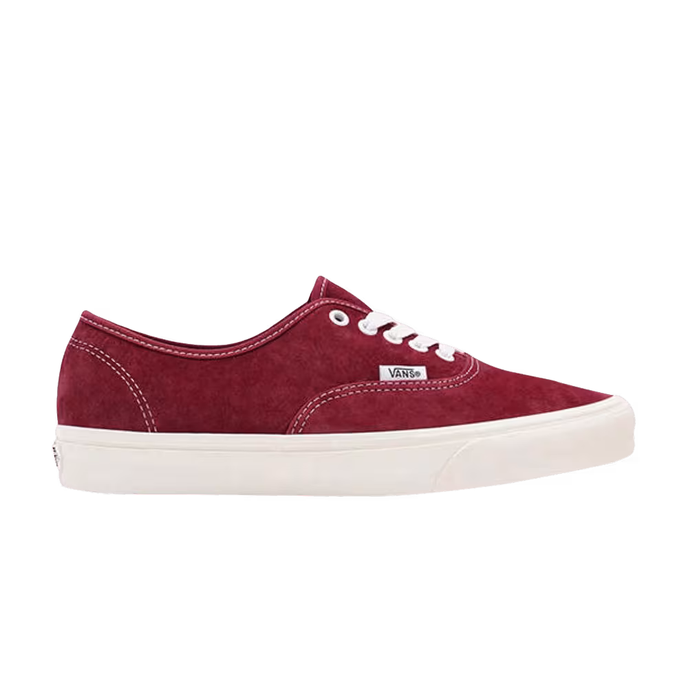 Vans Authentic Pig Suede Pomegranate Snow White