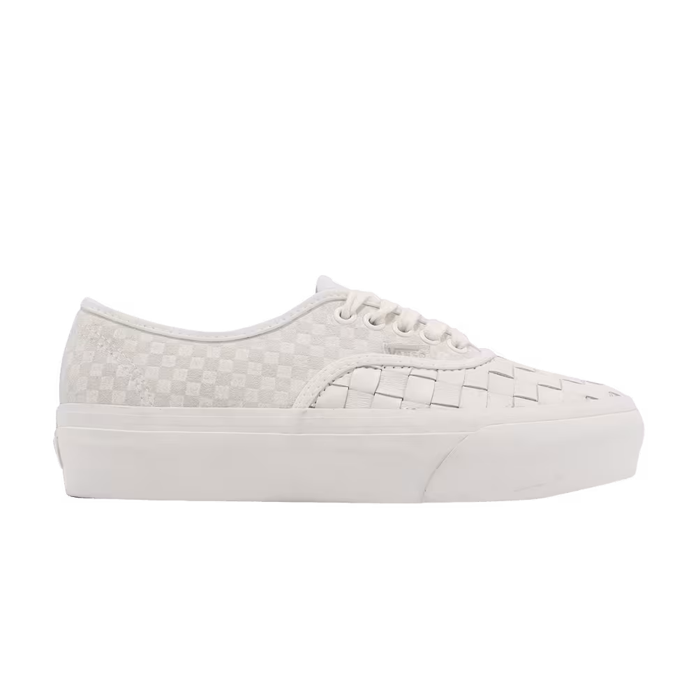 Vans Authentic Platform Woven - Blanc De Blanc