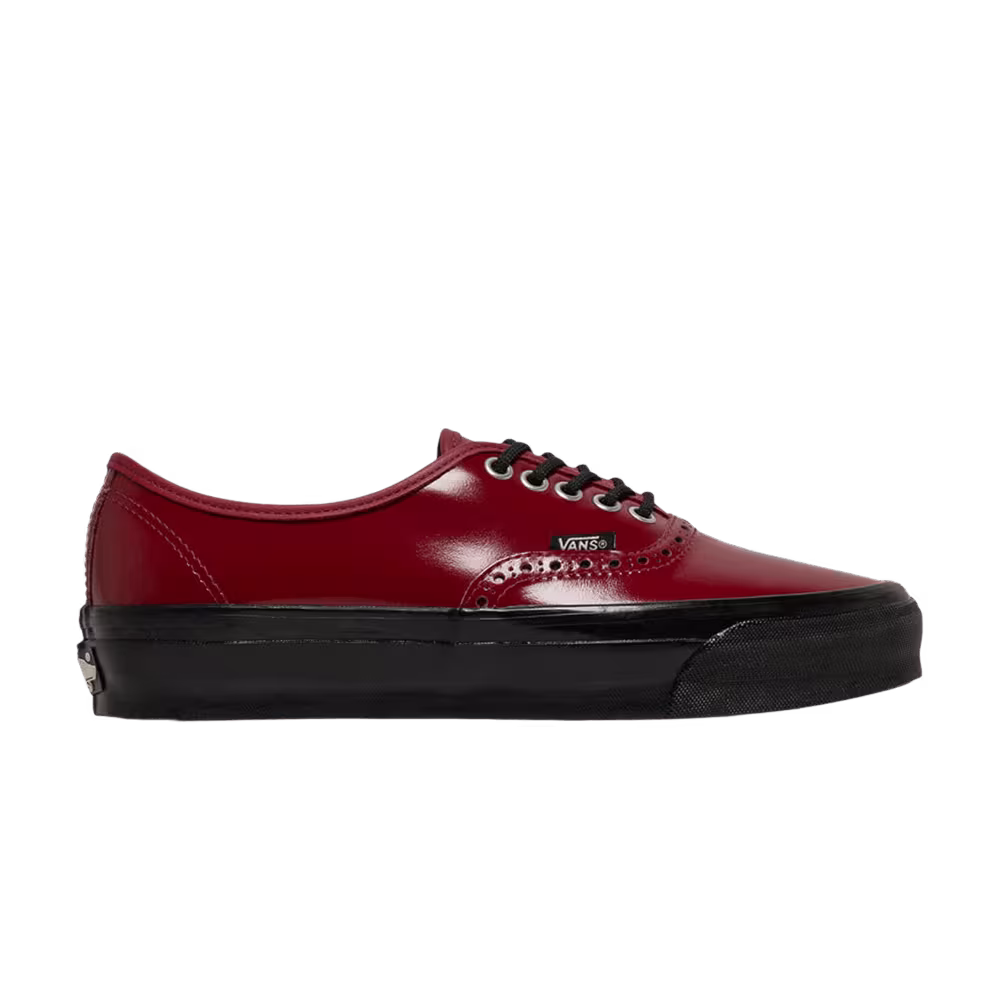 Vans Authentic Leather Gloss Bordeaux