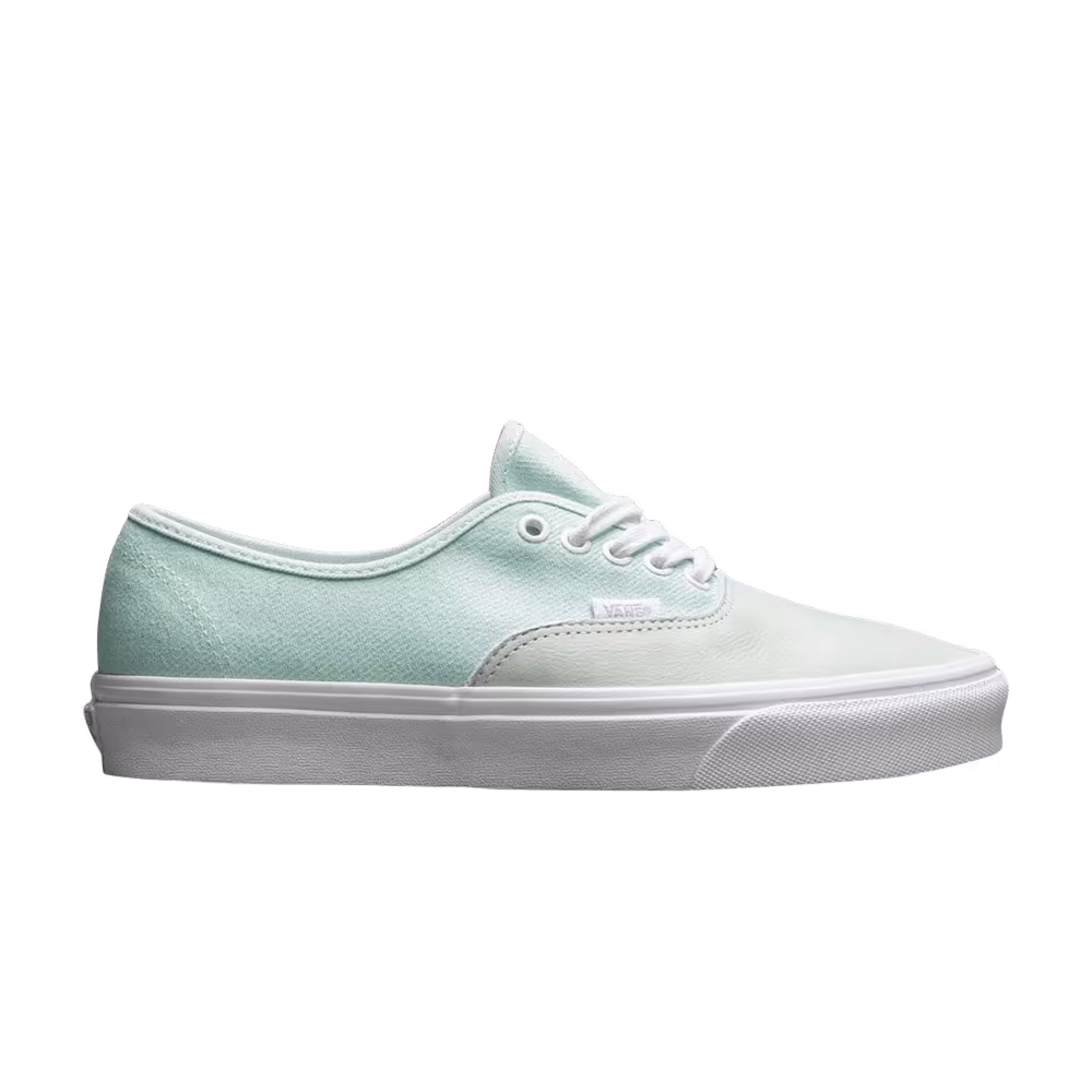 Vans Authentic Nubuck Washed Pastel Green