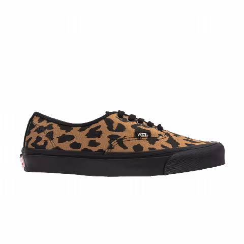 Vans Authentic LX Canvas Suede 'Leopard Black'