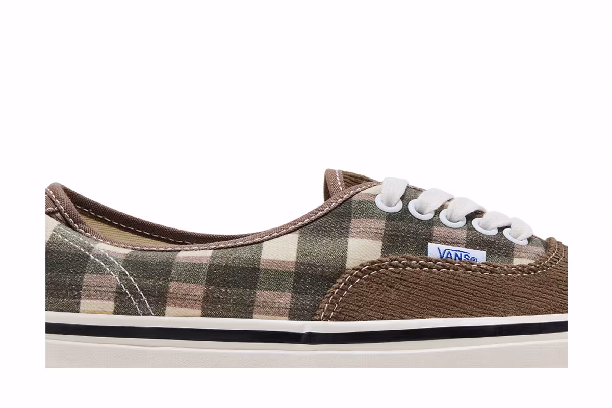Vans Authentic 44 DX Anaheim Factory - Cord Plaid Walnut, view 3