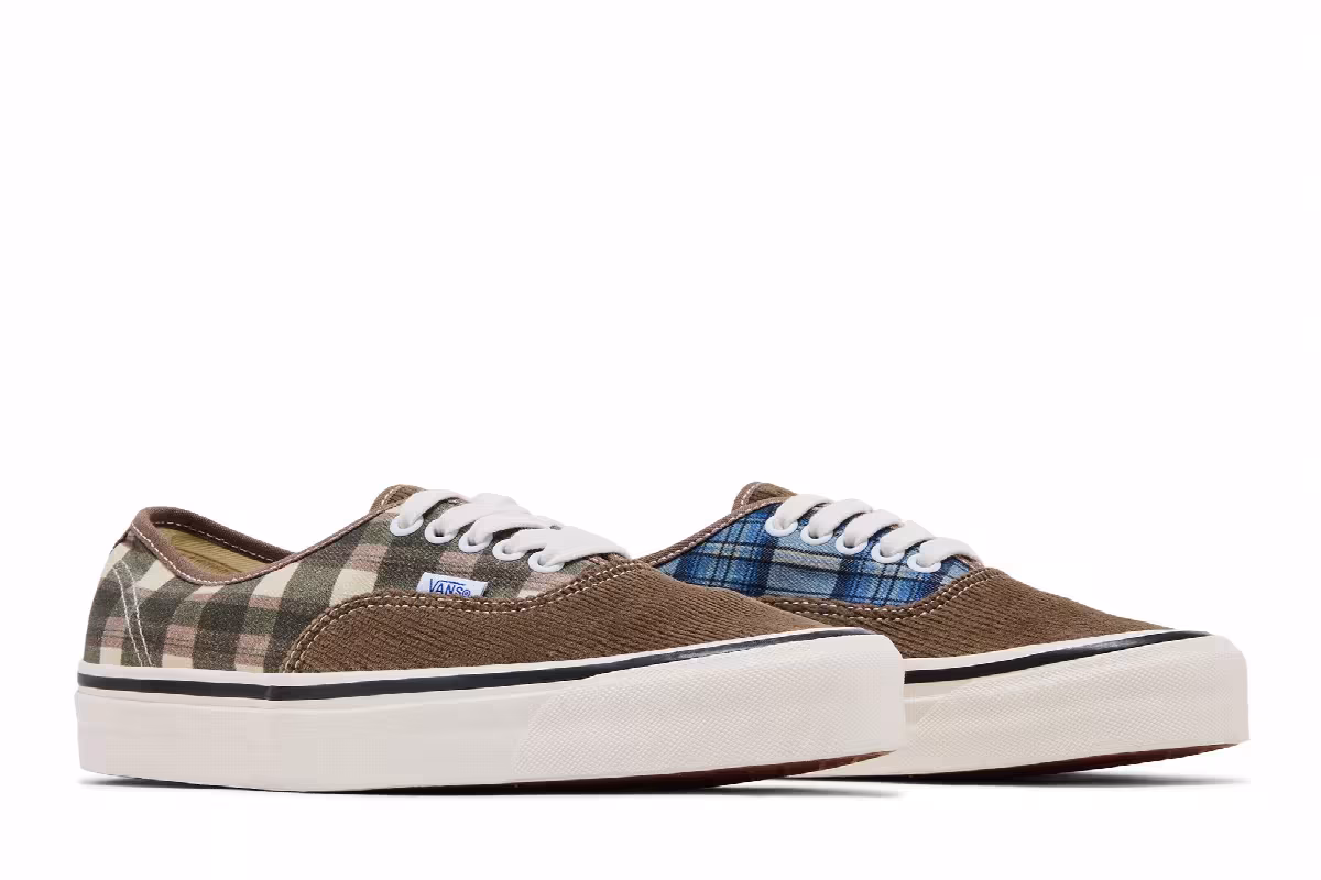 Vans Authentic 44 DX Anaheim Factory - Cord Plaid Walnut, view 9