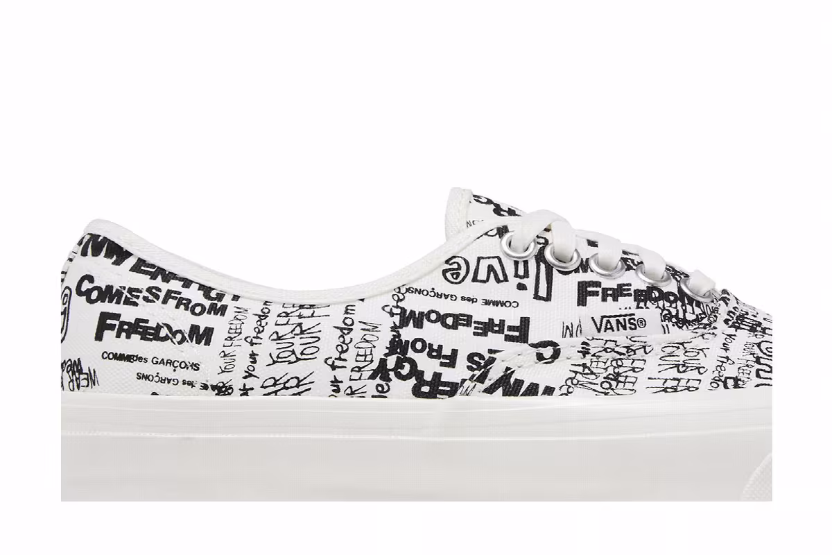 Comme des Garçons x Vans OG Authentic LX Graffiti, view 3